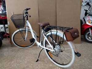 bicicleta vintage con kit electrico