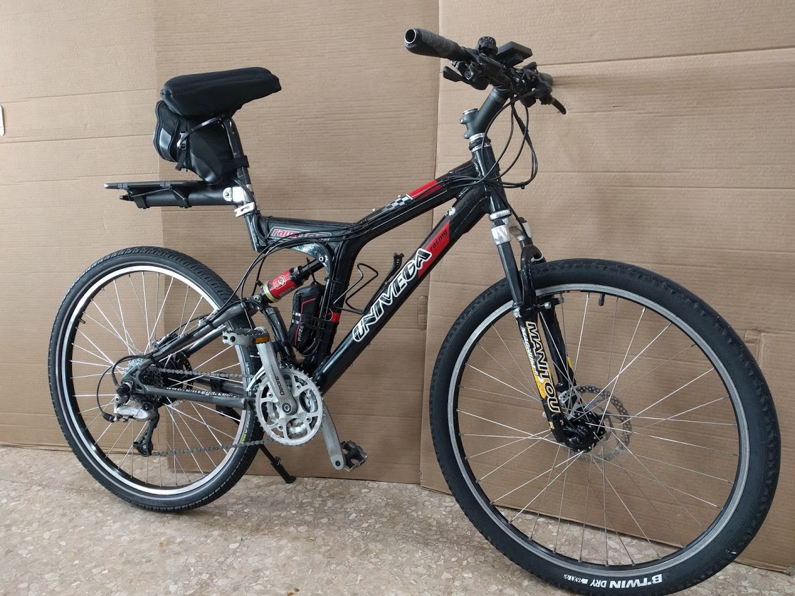 Bicicleta doble sales suspension electrica