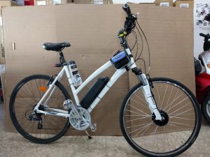 Bicicleta con kit eléctrico