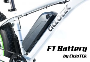 posición bateria kit bicicleta electrica