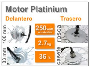 Motor eléctrico bicicleta