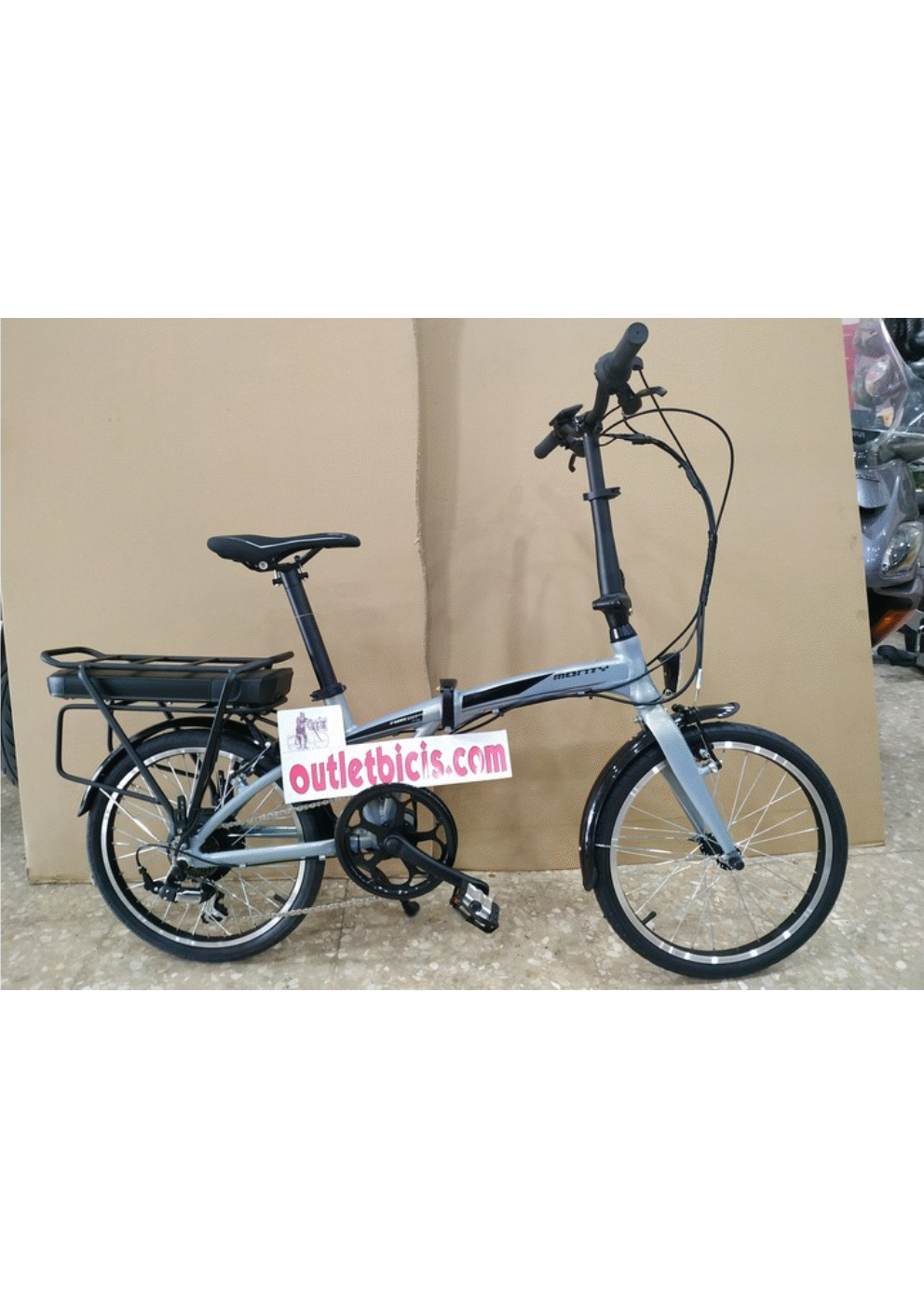 Bicicleta Monty plegable aluminio electrica