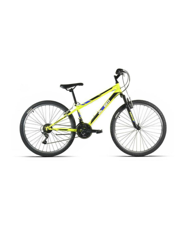 bicicleta 26" JL Wenti suspension roja-azul-amarilla Talla XS
