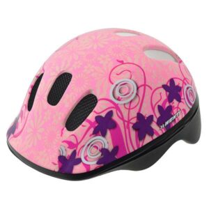 casco infantil rosa
