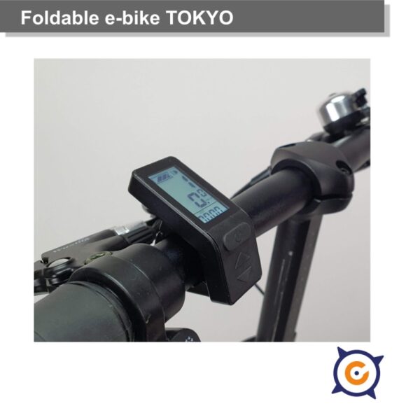 Bicicleta eléctrica plegable Tokyo Negra - Imagen 4